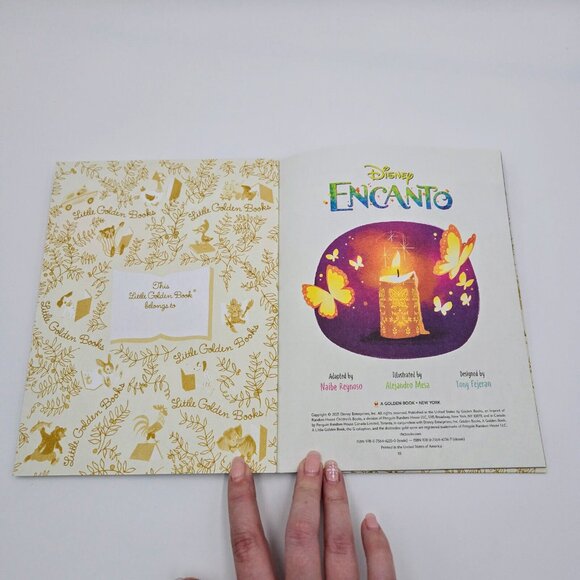 Disney Little Golden Books Lot Hard Cover Moana Encanto Princess Mulan Read - Picture 7 of 16